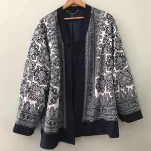 NWT Catherine’s floral open front jacket size 2x
